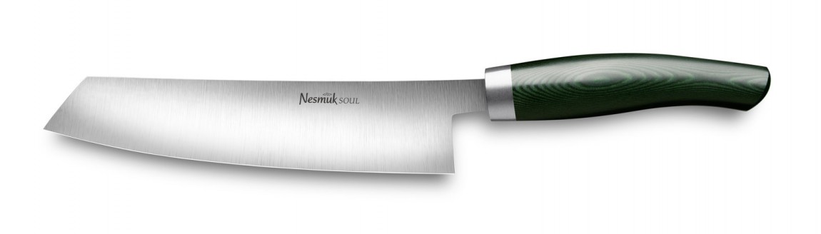 Nesmuk Soul Kochmesser 180 - Micarta Green