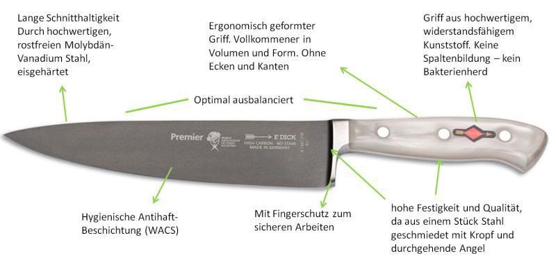 Dick Premier WACS Brotmesser 21 cm - 81039210B