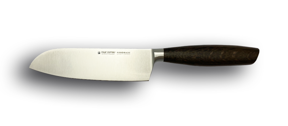 Felix Solingen - SIZE S Smoked Oak Santoku 16 cm - 986003