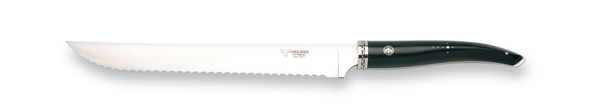 Laguiole en Aubrac Brotmesser 25 cm Ebenholz