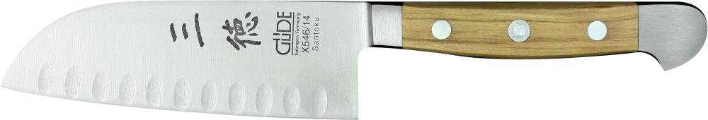 Güde Alpha Olive - Santoku mit Kulle 14 cm - X546/14