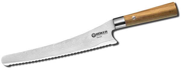 Böker Damast Olive Brotmesser 23 cm - 130433DAM