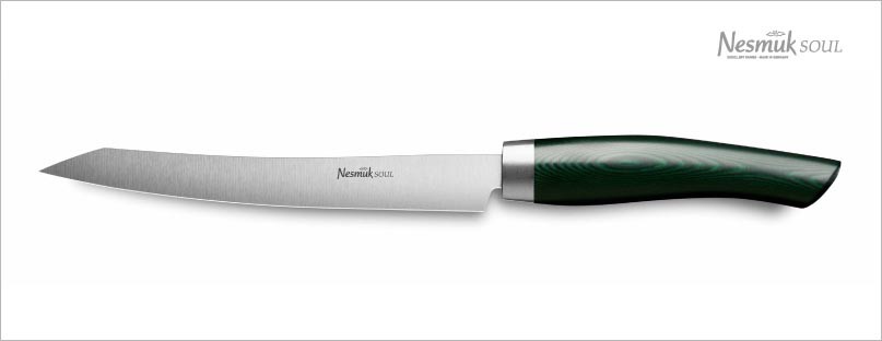 Nesmuk Soul Slicer 160 - Micarta Green