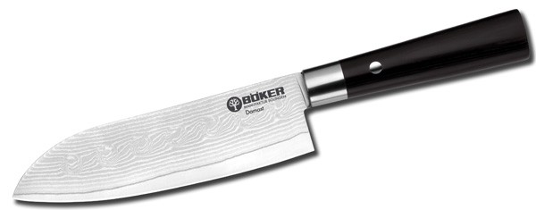 Böker Damast Black –Santoku 17 cm - 130417DAM