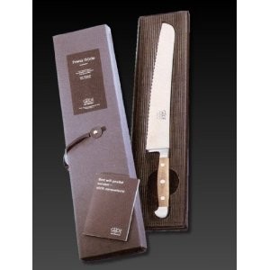 Güde Alpha Olive - großes Brotmesser in Geschenkbox - *KF-7431/32