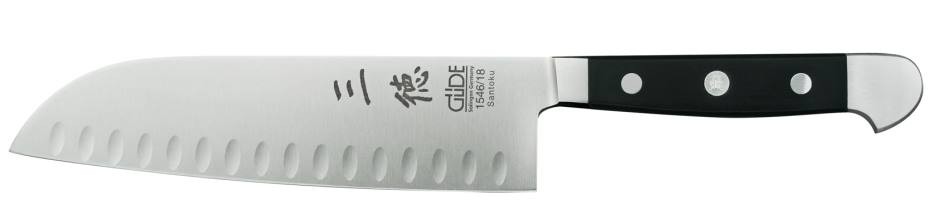 Güde Alpha - Santoku mit Kullenschliff 18 cm - 1546/18