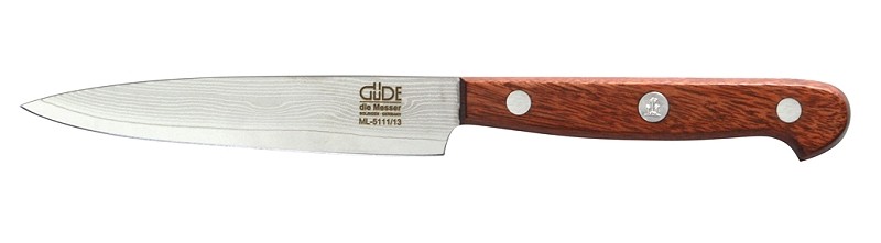 Güde Spickmesser 13 cm aus Mehrlagenstahl / Damaststahl