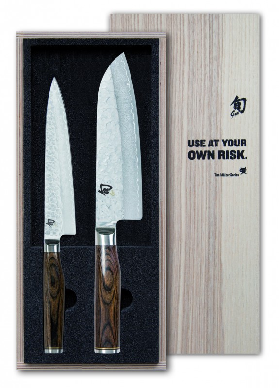 Kai Shun Premier Tim Mälzer Messerset Allzweckmesser + Santoku TDMS-230