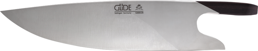 Güde The Knife Kochmesser 26 cm Grenadill aus Carbon  - G-G888/26C