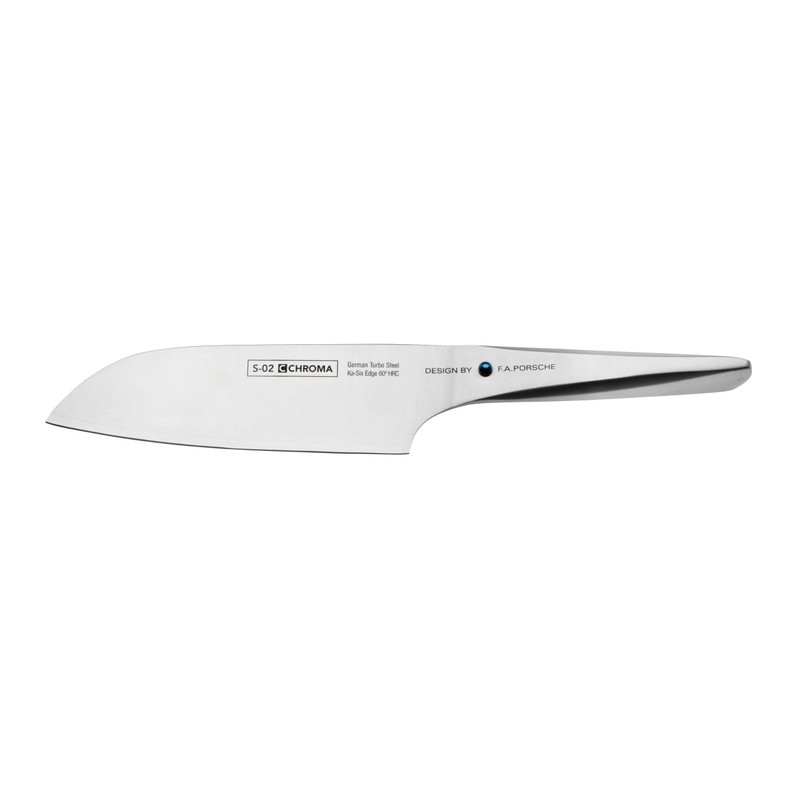 CHROMA Turbo Santoku 18 cm - S-02