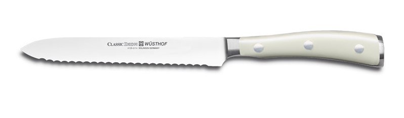 Wüsthof Classic Ikon Creme - Aufschnittmesser / Tomatenmesser 14 cm