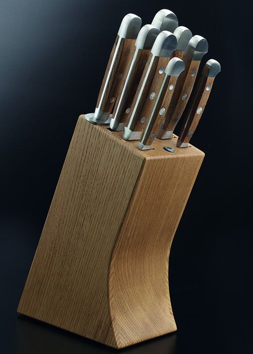 Güde Messerblock aus Eichenholz für 8 Teile - 8-E000L
