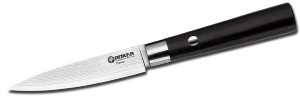 Böker Damast Black Schälmesser 10 cm - 130410DAM