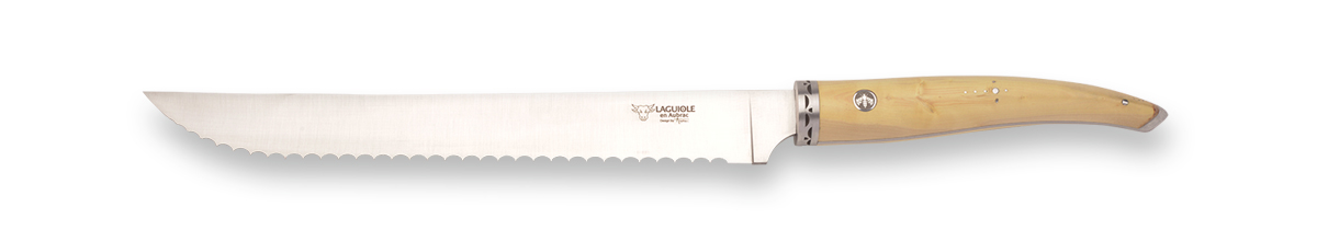 Laguiole en Aubrac Brotmesser 25 cm Buchsbaum