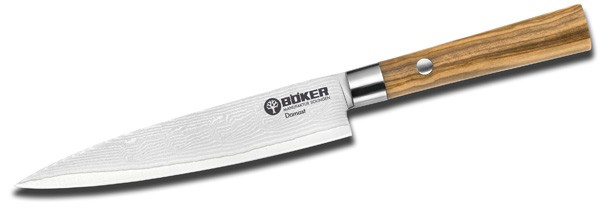 Böker Damast Olive Allzweckmesser 15 cm - 130434DAM