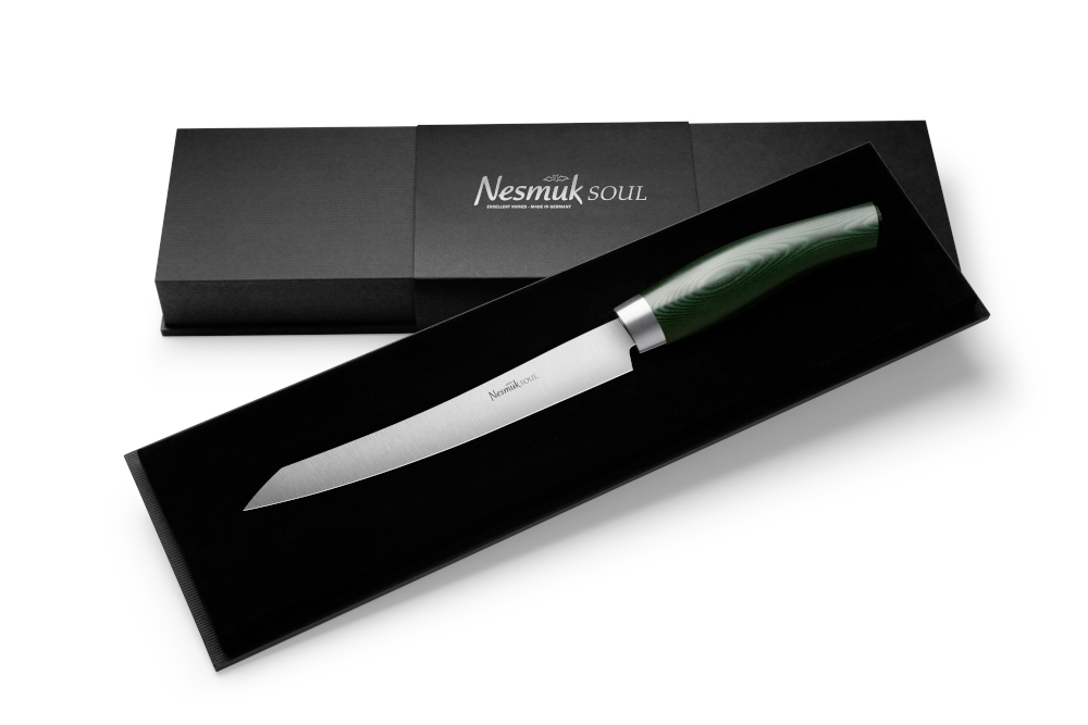 Nesmuk Soul Slicer 160 - Micarta Green